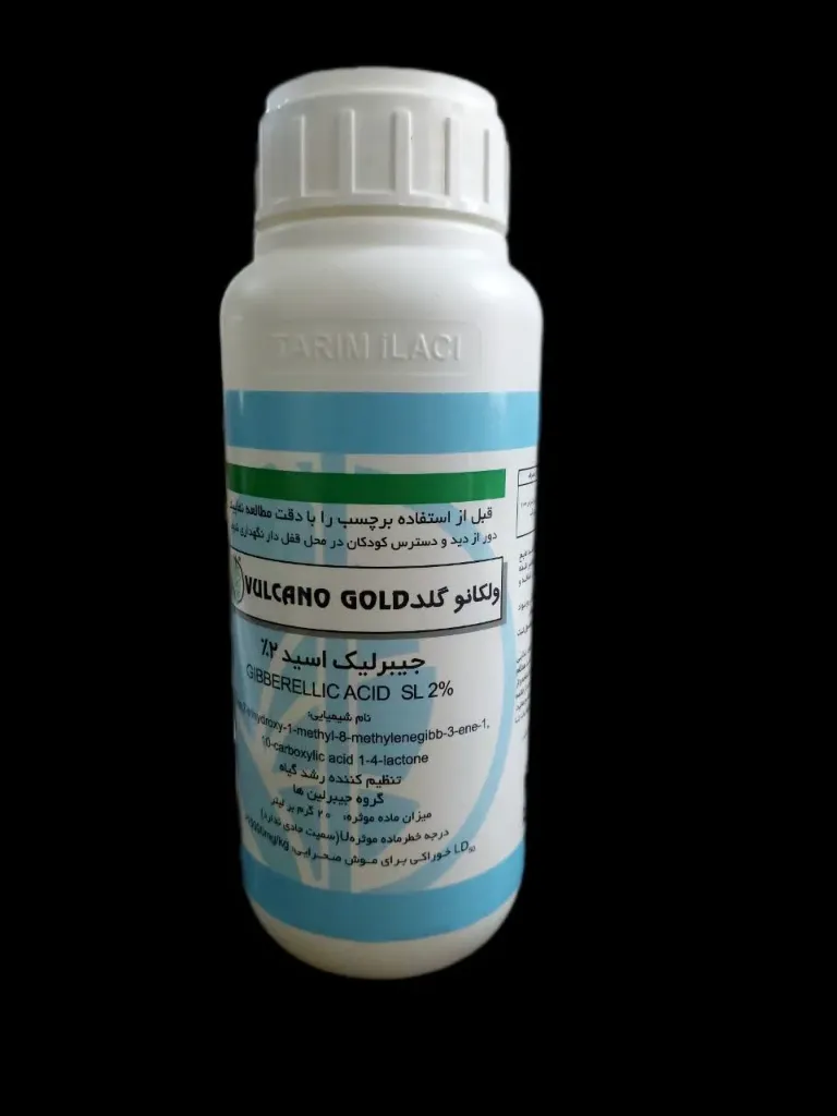 جیبرلیک اسید نیم لیتری ولکانا گلد دوگال(لیبل فارسی)(30*0/5)